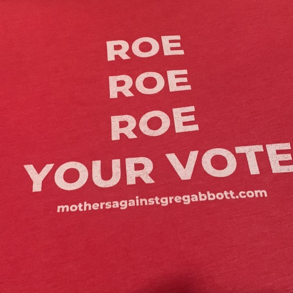 Roe Your Vote Women’s T-Shirt Heather Red Medium - Picture 3 of 8